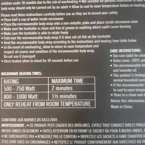 Microwaveable Body Wrap - Picture 7 of 9